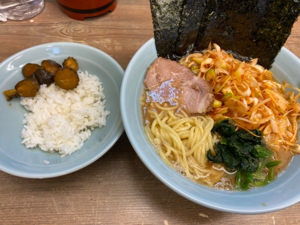 「らーめん+辛ネギ 800+200」@横浜らーめん 渡来武の写真