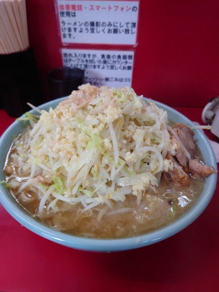 「男盛り  ニンニクマシマシ  アブラ」@ラーメン二郎 京急川崎店の写真