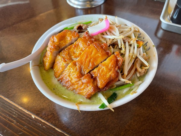 「排骨バジルタンメン」@極濃湯麺シントミ 本庄インター店の写真