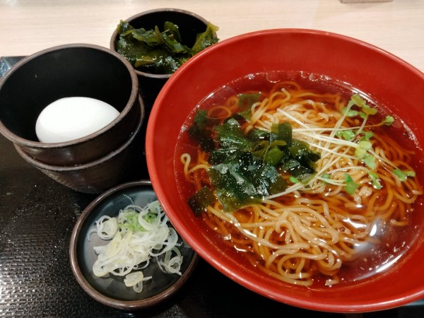 「中華そば」@ゆで太郎 船橋南口店の写真