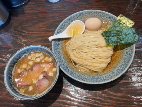 「【限定】特製昆布水つけ麺（塩）」@中華蕎麦 柳の写真