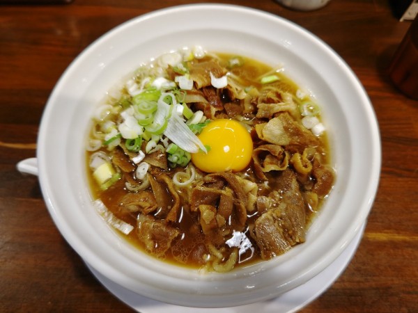 「茜堂式 肉そば（期間限定）」@濃厚つけ麺 茜堂の写真