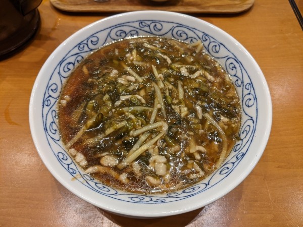 「高菜豚肉そば」@紅虎餃子房 イオンモール大日店の写真