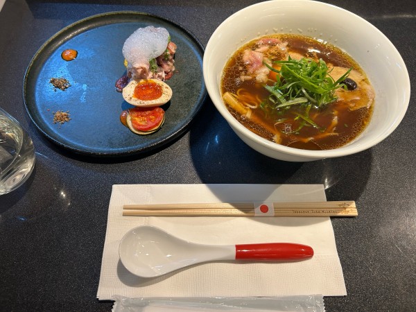 「特製醤油soba」@Japanese Soba Noodles 蔦の写真