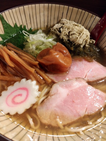 「紀州南高梅と根昆布とろろの塩ラーメン」@がふうあんの写真