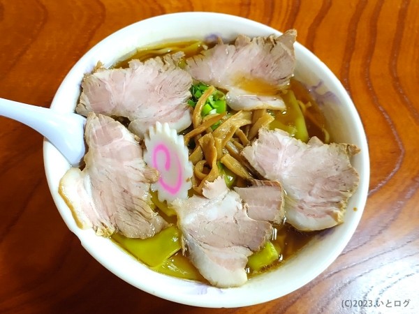 「チャーシューワンタンメン大盛」@平和園の写真