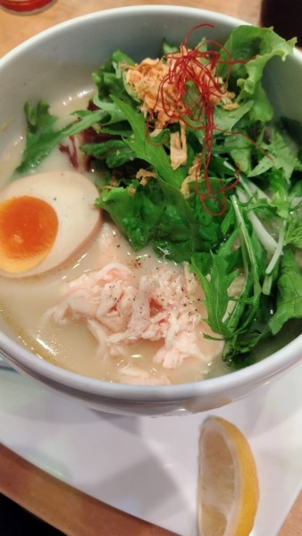 「鶏白湯麺　塩」@鶏白湯麺 蔭山 高田馬場店の写真