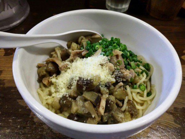 「鶏とナス（920円）＋麦飯（120円）」@鶏の穴の写真