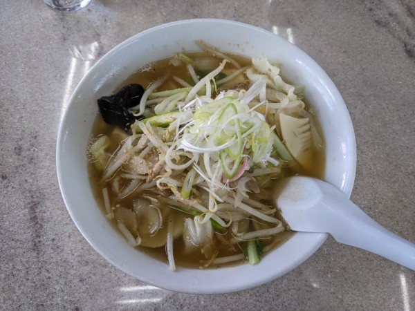 「タンメン(塩)：800円」@ファミリー亭の写真