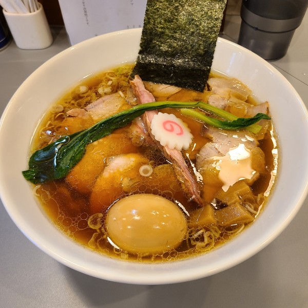「チャーシュー入り¥1150+味玉¥150」@白河手打ちラーメン アサガキタの写真