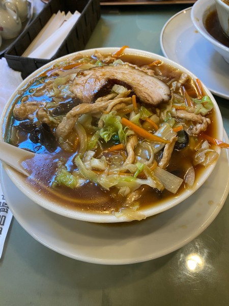 「肉そば➕麺固め」@中国海鮮料理 住吉飯店の写真