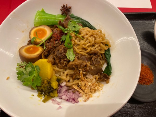 「ワギュウルーロー麺 1320」@Jikasei Mensho 渋谷パルコ店の写真