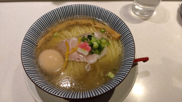 「味玉鯛塩らぁ麺」@鯛塩そば 灯花 アトレ上野店の写真