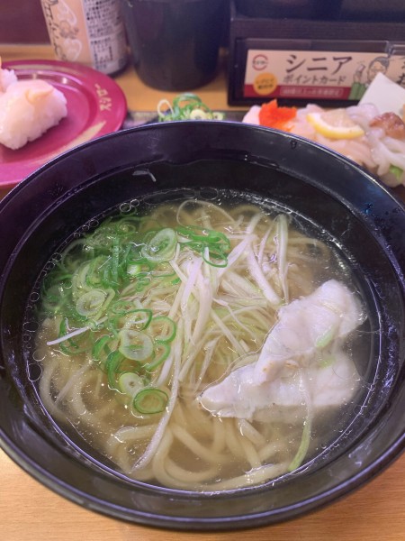 「てっちりラーメン」@スシロー 大宮店の写真