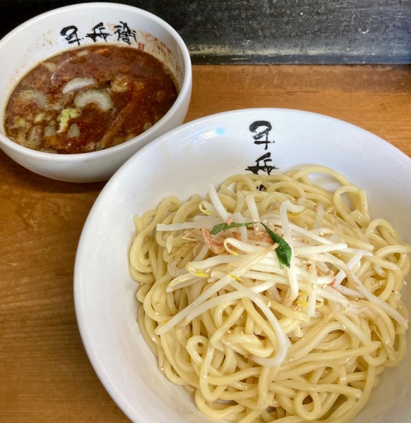 「納豆つけ麺 800円(中盛)」@つけ麺 千兵衛の写真