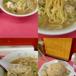 『ミソギョウメン+半チャーハン(¥700+300)』