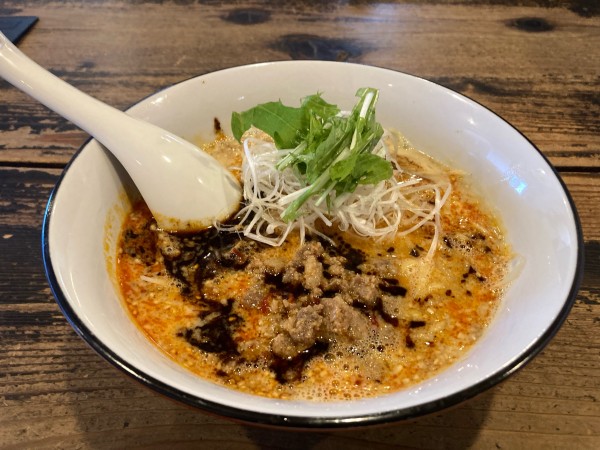 「赤坦々麺」@麺家 烈 安城美園店の写真