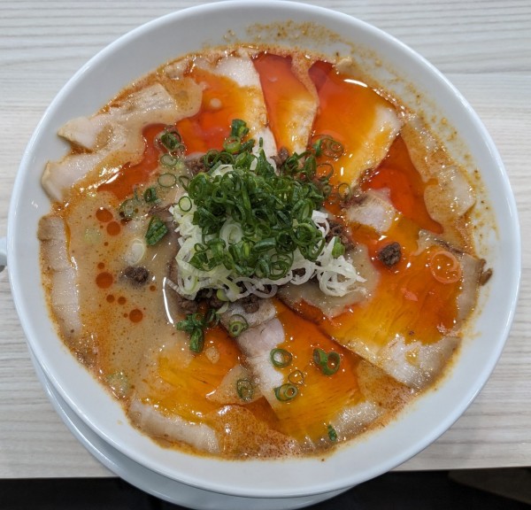 「担々チャーシュー麺」@うえんで 喜多方店の写真