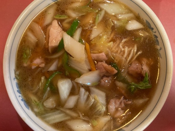 「鶏ソバ 670円」@蘆山の写真