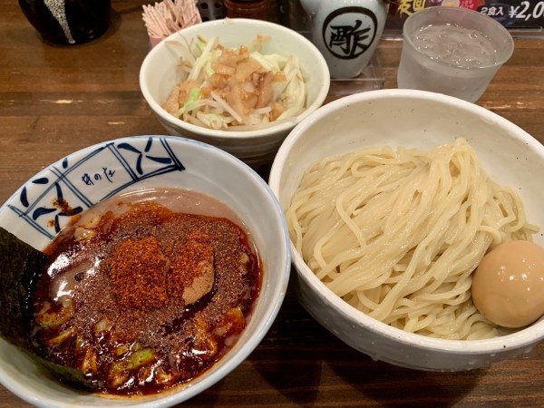 「辛辛魚味玉つけめん＋ジロベジ」@麺処 井の庄の写真