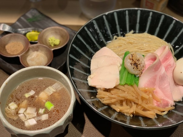 「特製帆立の昆布水つけ麺　黒（大盛）」@Tokyo Style Noodle ほたて日和の写真