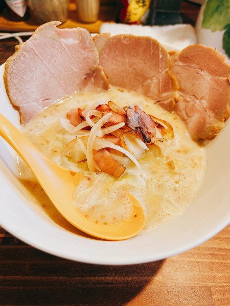 「モスターチュープヌードル」@ビーフラーメン&つけ麺 シゲジンの写真