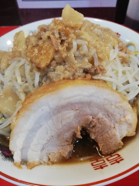 「ラーメンミニ ニンニクアブラ」@鷹の目 大宮店の写真