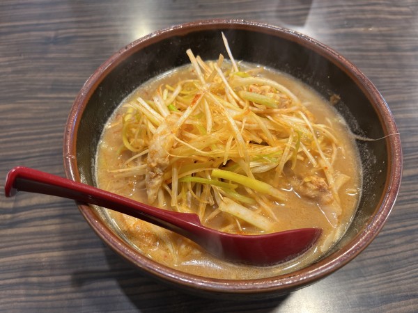 「北海道肉ネギらーめん」@蔵出し味噌 麺場 田所商店 船橋店の写真