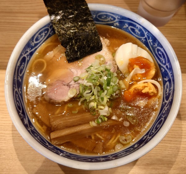 「中華そば+味玉(1000円)」@中華そば 初代 修の写真