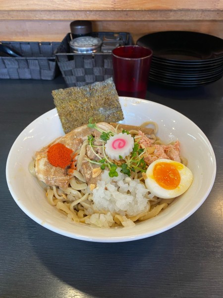 「汁なし煮干し(限定)」@自家製麺 No11の写真