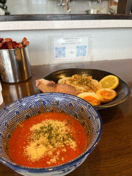 「トマトつけ麺」@麺屋SOの写真