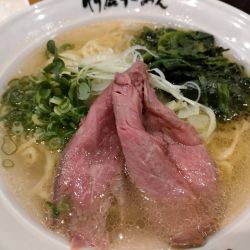 牛塩らーめん ホウレン草