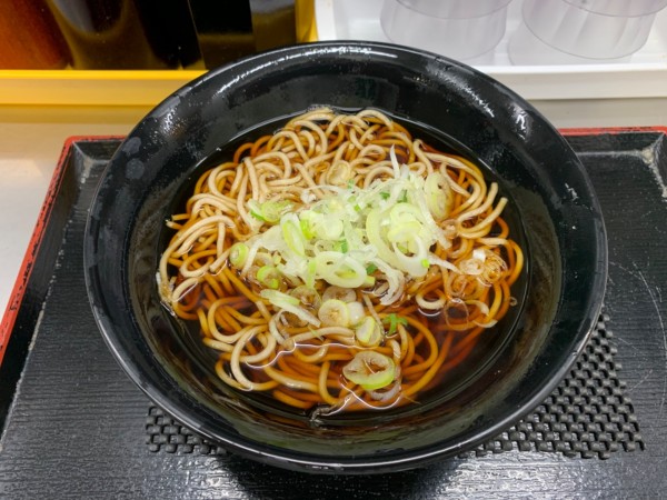 「かけそば」@菜の花そば ペリエ西船橋店の写真