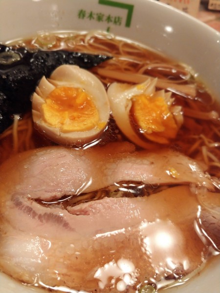 「中華そば・煮卵増し」@春木家本店の写真