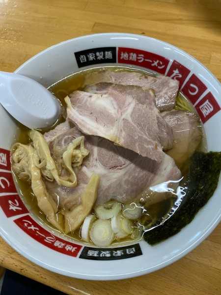 「シャーシュウメン正油」@地鶏ラーメン たつ屋の写真