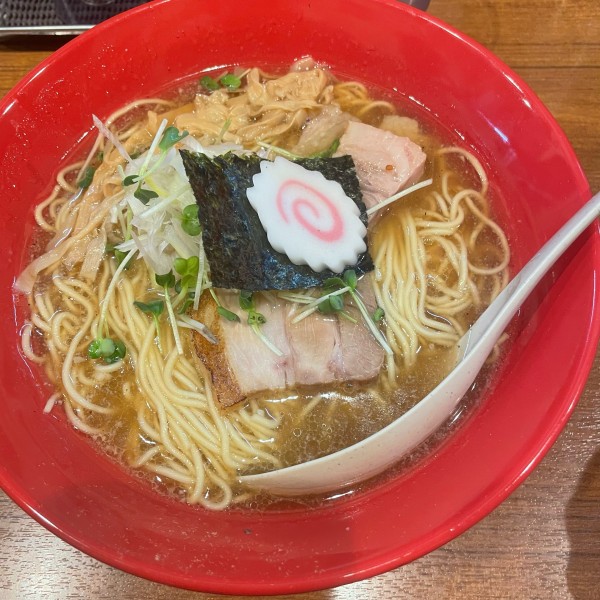 「中華そば 醤油 (大盛り)」@麺屋 旧月の写真