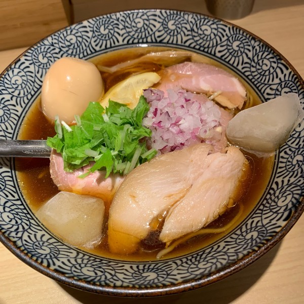 「冷製ラーメン」@中華そば 導の写真