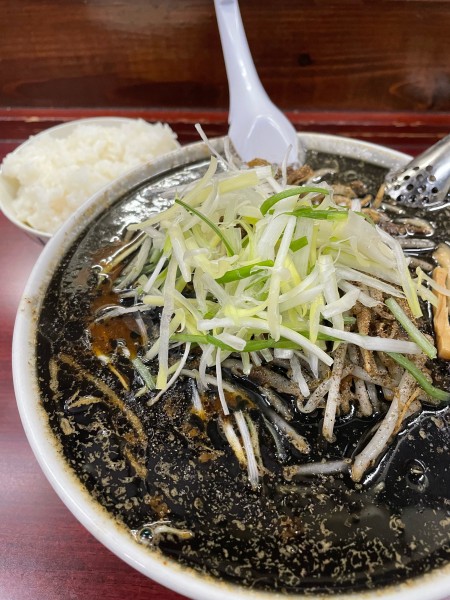 「限定  マー油味噌ラーメン 小ライス」@鶏こく中華 すず喜の写真
