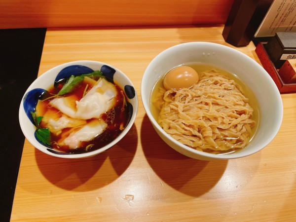 「特製つけ麺」@自家製麺 ロビンソンの写真