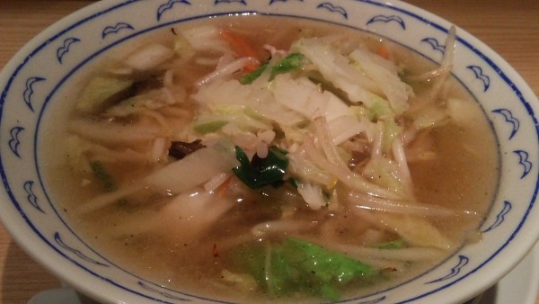 「元祖絶品たんめん 890円＋焼き餃子（3個） 250円」@横濱一品香 相鉄ジョイナス店の写真