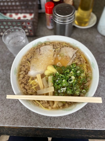 「中華そば大盛脂マシマシニンニクトッピング」@つたふじ 福山支店の写真