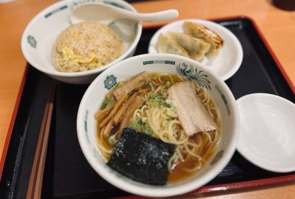 「ラ・餃・チャ（￥650）」@日高屋 浅草雷門店の写真