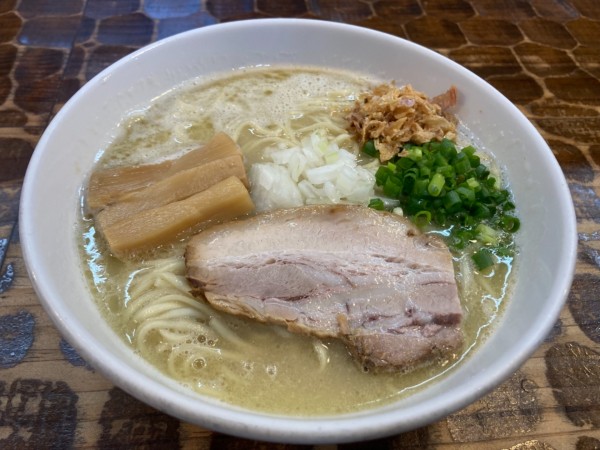 「濃厚鶏白湯そば・大盛」@つけめん・らーめん活龍 下館店の写真