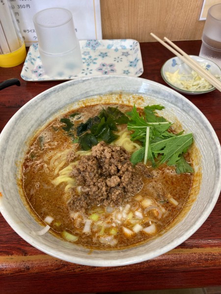 「坦々麺チャーハンセット」@大来軒の写真