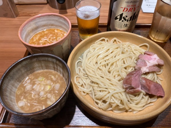 「つけ汁2種つけめん」@あいだやの写真