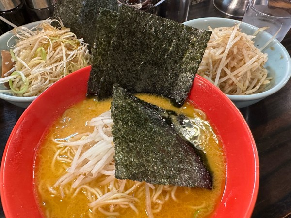 「味噌ラーメン950円＋もやし200円＋道楽トッピング250円」@ラーメン道楽 鮫洲本店の写真