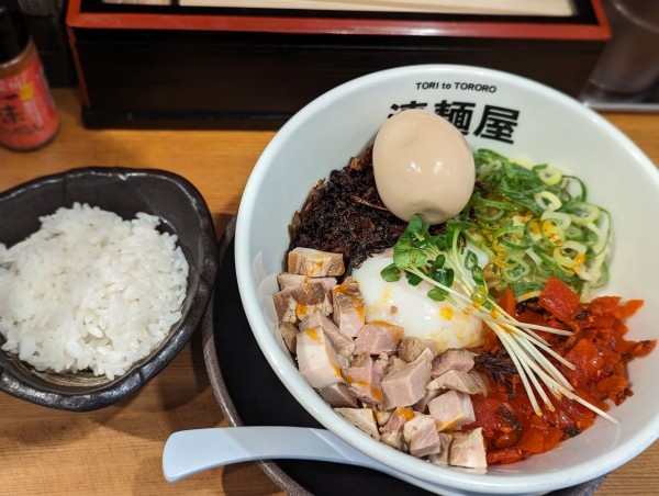 「カレー風味のまぜそば」@清麺屋の写真