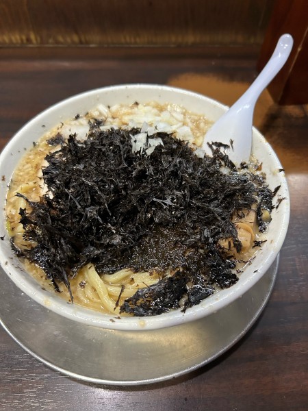 「岩のりらーめん」@らーめん潤 蒲田店の写真