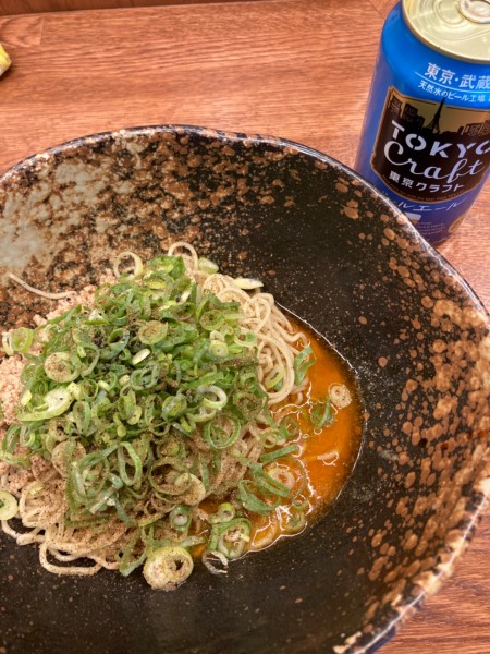 「汁なし担々麺、3辛」@汁なし担担麺専門 キング軒 中野店の写真