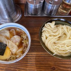 もりそば小+ワンタン